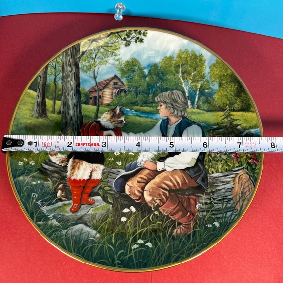 Kaiser West Germany Porcelain Classic Fairy Tales Collectors Plate Puss In Boots - Picture 12 of 12
